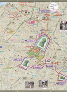 百舌鳥古墳群map-route (463x640)